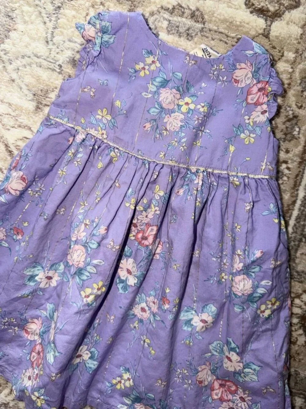 OshKosh B'gosh Purple Floral Baby Dress 2T